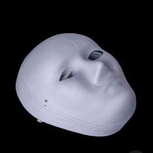 White Full Face Mask